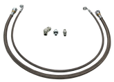 Wehrli Custom Fab Twin Turbo Oil Line Kit (S400) for LML Duramax